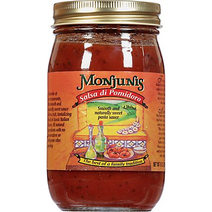 Monjunis Pasta Sauce - 15 Oz - Image 2