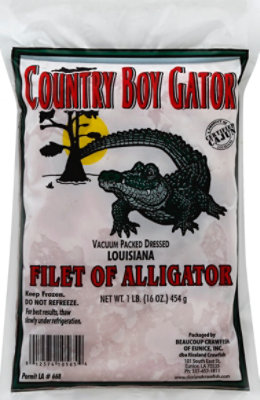 Country Boy Gator Alligator Meat - 1 Lb - Image 2