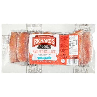 Richards Crazy Cajun Link Sausage - 2.5 Lb - Image 1