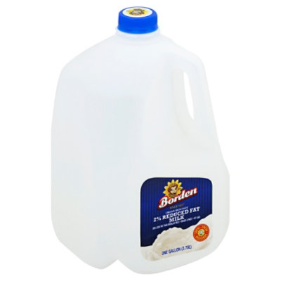 Borden Milk Reduced Fat 2% - 128 Fl. Oz. - tomthumb