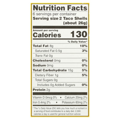 GE Yellow 12 Corn Taco Shell - 5.50  Oz - Image 4