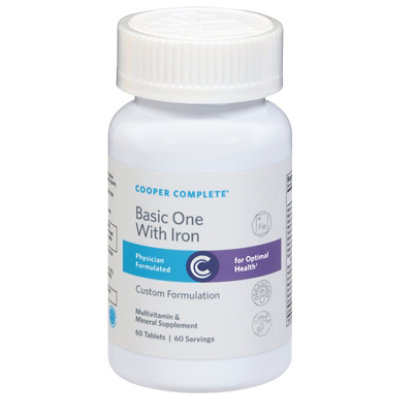 Basic One With Iron - 60 Count - Image 2