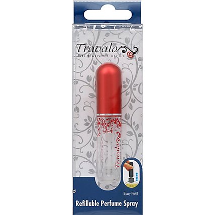 Travalo Refillable Spray Bottle-Red - Each - Image 2