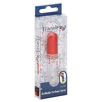 Travalo Refillable Spray Bottle-Red - Each - Image 1