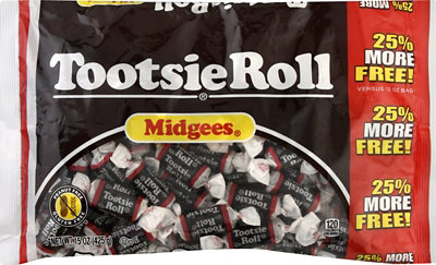 2 Bags Tootsie Roll Midgees Chocolate Chews Chewy Candy Rolls