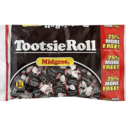 Tootsie Roll Chocolatey Chewy Midgees Bag - 15 Oz - Image 1