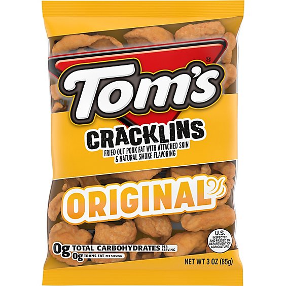 Toms Plain Cracklins - 3.00