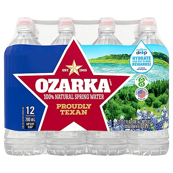 Ozarka Natural Spring Water - 12-700 Ml