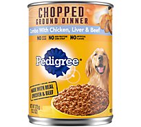 Pedigree Chicken Liver and Beef Wet Dog Food - 13.2 Oz