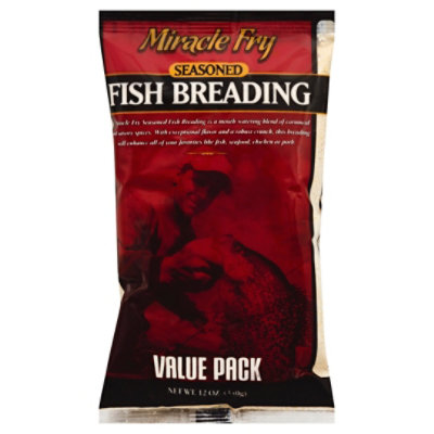Miracle Fry Seasoned Fish Breading 12 Oz Haggen