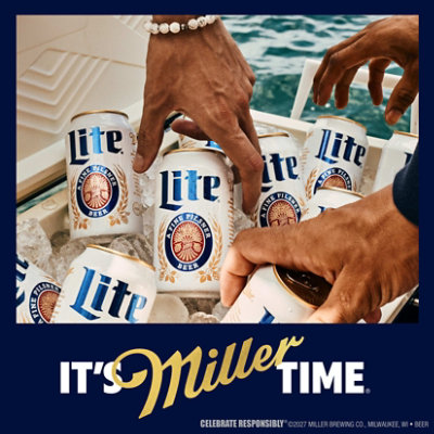 Miller Lite American Style Light Lager Beer 4.2% ABV Bottles - 6-7 Fl. Oz. - Image 5