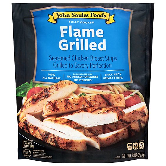 John Soules Grilled Chicken Breast Strips - 8 Oz