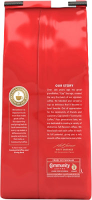 Community Coffee Coffee and Chicory Decaf Medium-Dark Roast Ground - 12 Oz - Image 3