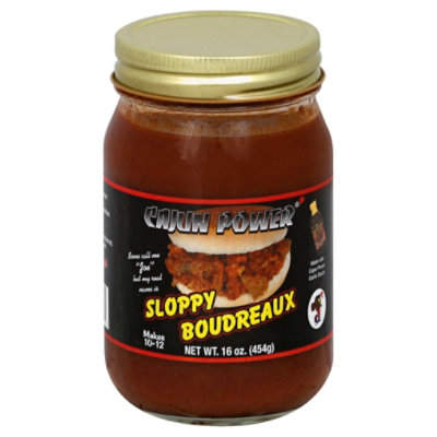 Cajun Power Sloppy Bourdreax - 16 Oz - Image 1