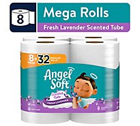 Angel Soft Lavender Scented 8 Mega Roll Bath Tissue - Each