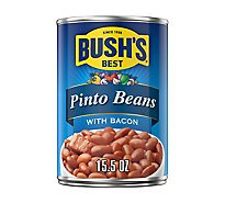 BUSH'S BEST Beans Pinto With Bacon - 15.5 Oz