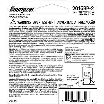 Enrgzr Electronic Batt 2016 - 2 Count - Image 4