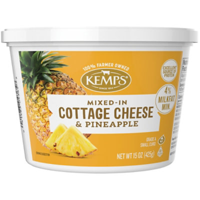 Kemps Pineapple Cottage Cheese - 15 Oz - Image 1