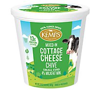 Kemps Chive Cottage Cheese - 22 Oz