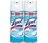 Lysol Crisp Linen Disinfectant Spray Sanitizing Pack - 2-12.5 Fl. Oz.