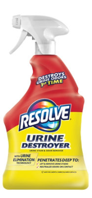 Resolve Urine Destroyer Pet Urine Stain and Odor Remover Spray - 32 Oz