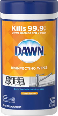 Dawn Disinfecting Wipes - 75 Ct - Image 2