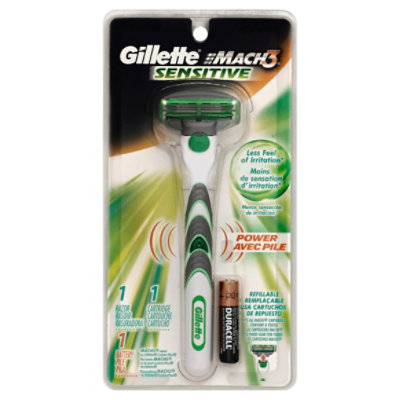 Mach 3 Sensitive Power 1up Razor - Each - Safeway