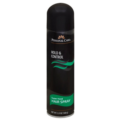 Personal Care Super Hold Aerosol Hair Spray - 5.5 Oz - Image 1