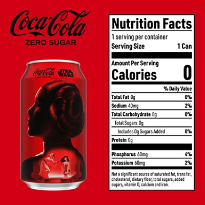 Coca-Cola Zero Sugar Soda Cans - 6-12 Fl. Oz. - Image 5
