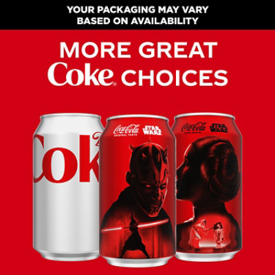 Coca-Cola Zero Sugar Soda Cans - 6-12 Fl. Oz. - Image 2