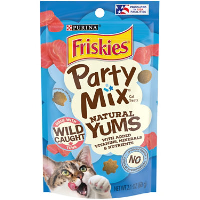 Purina Friskies Party Mix Tuna Cat Treats - 2.1 Oz - Image 1