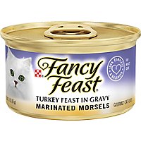 Fancy Feast Cat Food Wet Turkey In Gravy Marinated Morsels - 3 Oz - Image 2