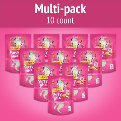 Purina Friskies Party Mix California Crunch Cat Treats - 2.1 Oz - Image 2