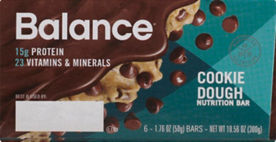Balance Bar Cookie Dough - 6-1.76 Oz - Image 3