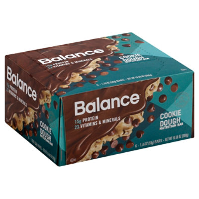 Balance Bar Cookie Dough - 6-1.76 Oz - Image 1
