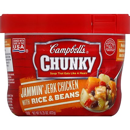 Campbells Chunky Jerk Chicken With Rice And Beans - 15.25 Oz - Image 2