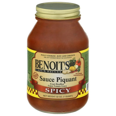 Benoits Cajun Sauce Spicy - 32 Oz - Image 3