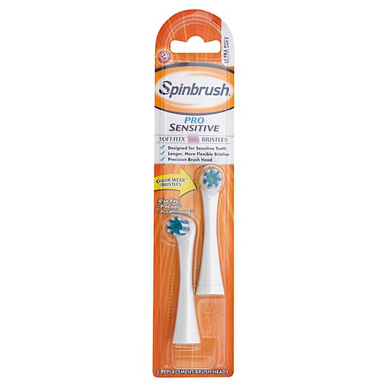 Spinbrush Pro Sens Sft Refll - 2 Count