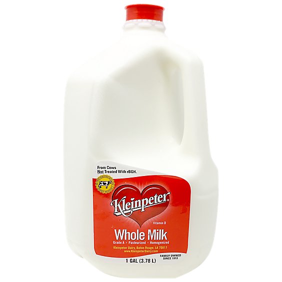 Kleinpeter Milk Homogenized - Gallon