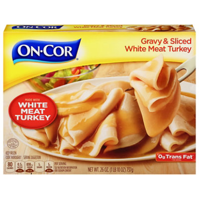 Oncor Gravy & Sliced White Meat Turkey - 26 Oz - Image 1