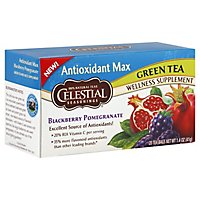 Celestial Seasonings Antioxidant Max Blackberry Pomegranate Green Tea - 20 Count - Image 1