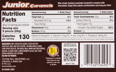 Junior Caramels Soft Caramel Covered in Milk Chocolate Theater Box - 3.6 Oz - Image 5