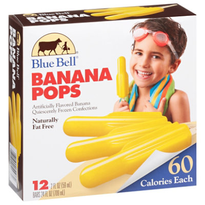 Blue Bell Banana Pops - 24 Fl. Oz. - Image 1