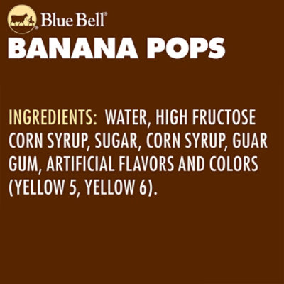 Blue Bell Banana Pops - 24 Fl. Oz. - Image 7