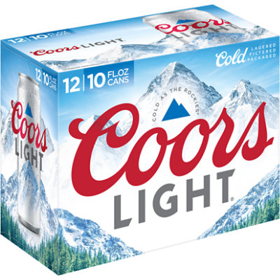 Coors Light American Style Light Lager Beer 4.2% ABV Cans - 12-10 Fl. Oz. - Image 1