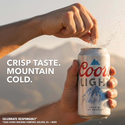 Coors Light American Style Light Lager Beer 4.2% ABV Cans - 12-10 Fl. Oz. - Image 3