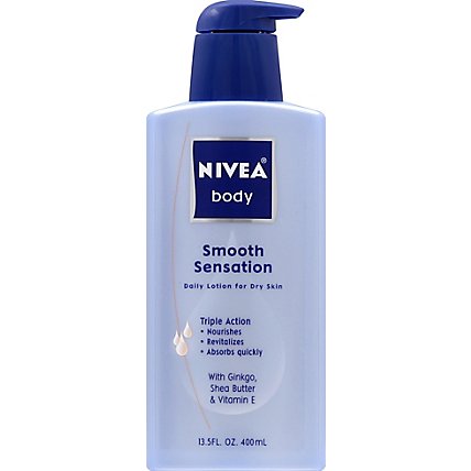 Nivea Body Smooth Sensation Daily Lotion For Dry Skin - 13.5 Fl. Oz. - Image 2