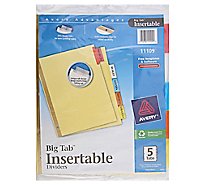 Avery Big Tab Insertable Divider - 5 Count