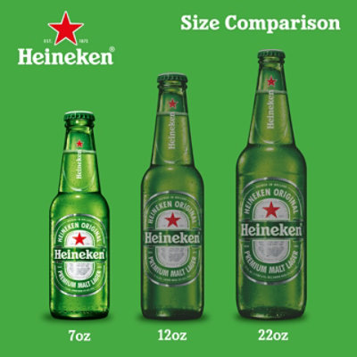 Heineken Original Lager Beer Bottles - 24-7 Fl. Oz. - Image 4