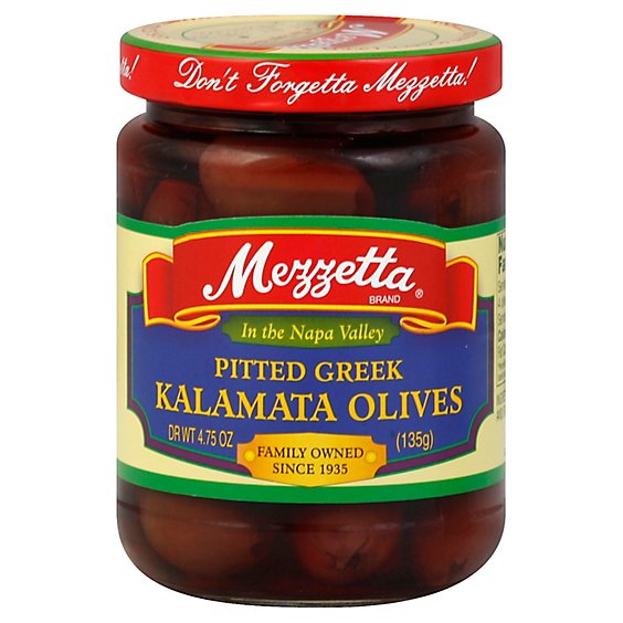 Mezzetta Pitted Kalamata Olives - 4.75 Oz